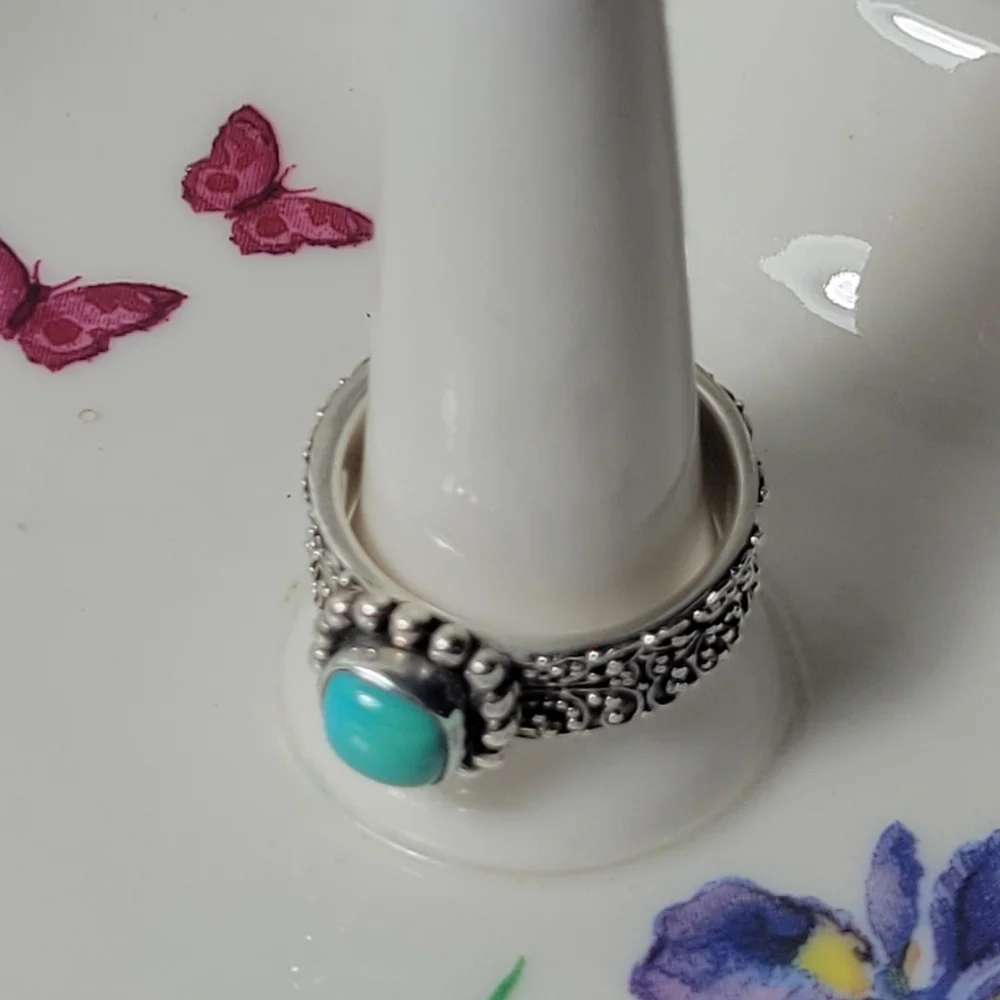 925-SILVER   VINTAGE RING SIZE 6 - Picture 14 of 16